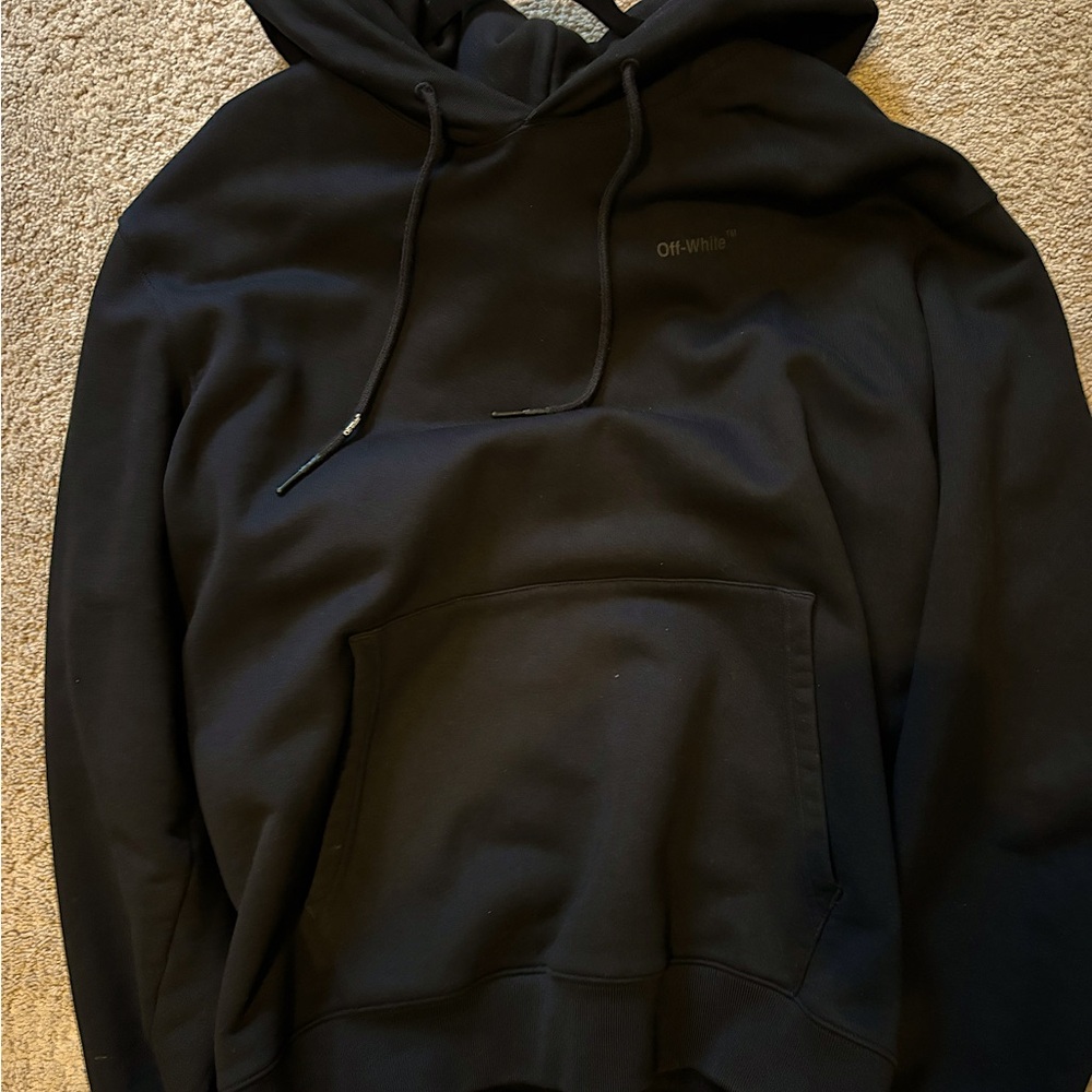 Black Off White Hoody